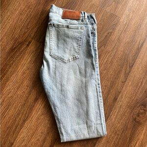 H&M Blue Straight Jeans Classic Denim Style